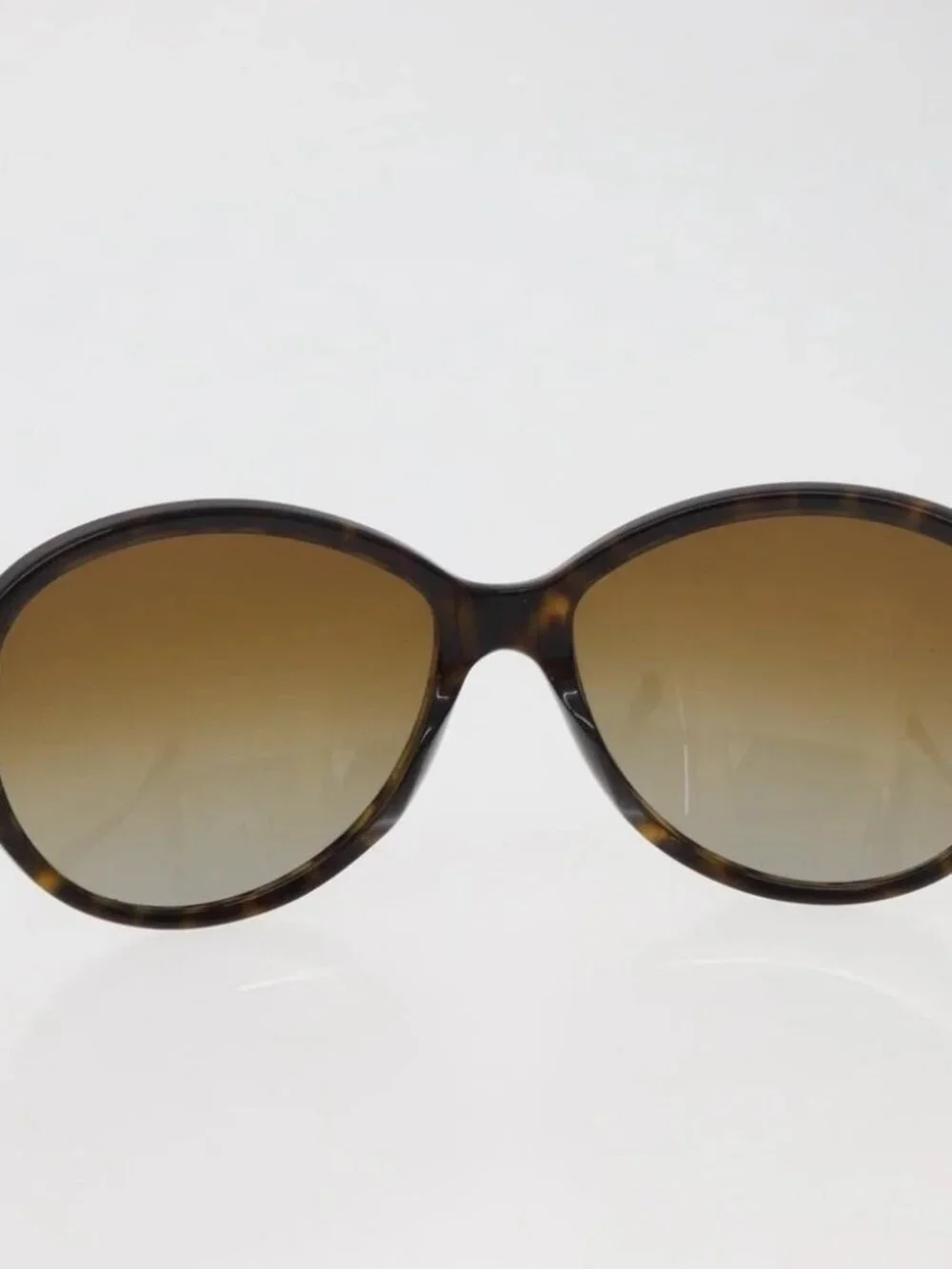CHANEL Sunglasses plastic Brown CC Auth BA12849